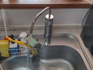 長野キッチン取付け隊　アルカリイオン整水器の工事　施工後 
